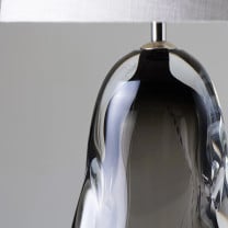 Porta Romana Perfume Bottle Lamp Charcoal Close Up