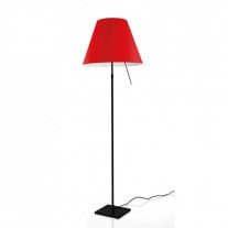 Costanza Telescopic Floor Lamp in Red