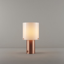 Original BTC Walter Table Lamp Size 2 Copper/Opal