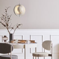 Verpan Moon Pendant Above Dining Table