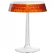 Flos Bon Jour LED Table Lamp Matt White/Amber Crown