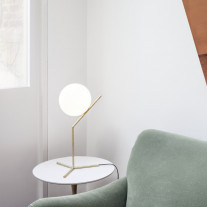 Flos IC T1 High Table Lamp Brass