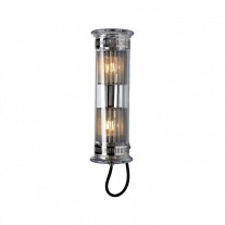 DCW éditions In The Tube 100-350 Wall Light Silver Diffusers / Silver Reflector / Transparent Stoppers