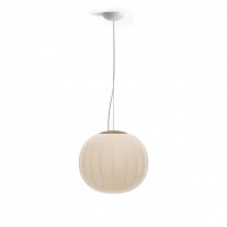 Large Lita Suspension Light in Brass