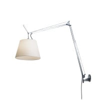 Artemide Tolomeo Mega Wall Light Aluminium Parchment 36