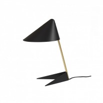 Warm Nordic Ambience Table Lamp Black Noir/Solid Brass