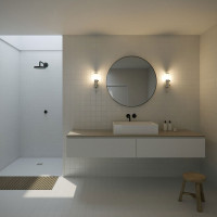 Sammode Studio Bendz Wall Light in Bathroom