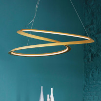 Nemo Lighting Kepler Pendant Gold Painted