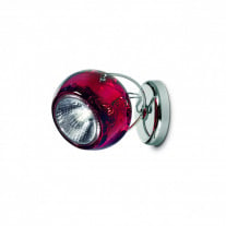 Fabbian Beluga Single Wall/Ceiling Light - Red