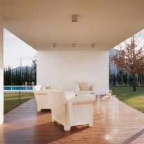 White Kartell Bubble Club Armchair