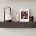 Bronzed Brass Audo Copenhagen Carrie Leather LED Portable Lamp