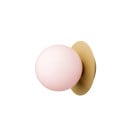 Nuura Liila 1 Wall / Ceiling Light - Medium, Gold / Rose