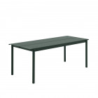 Muuto Linear Steel Table Large Dark Green