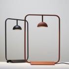 Estiluz Cupolina LED Table Lamp Black and Terracotta