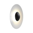 Marset Ginger C LED Outdoor Wall Light 60c Black White