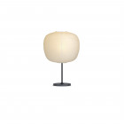 HAY Common Table Lamp Soft Black Terrazzo Base Peach