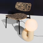 Large, Vanilla Petite Friture Neotenic LED Table Lamp