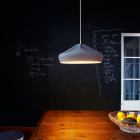 Grey Marset Pleat Box 36 Pendant in Kitchen