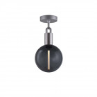 Buster + Punch Forked Globe Ceiling Light (Steel Smoked - Medium)