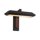 Bert Frank Rinato LED Single Wall Light Dark Bronze Black