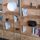 Established & Sons Cho Floor Lamp Beside Shelf