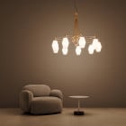 Northern Dahl Chandelier Above Chair