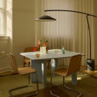 Muuto Contra Floor Lamp Above Dining Table