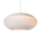 Graypants Scraplights Disc Pendant - Large, White