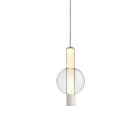 Marset Fragile 16 LED Pendant White - Sphere