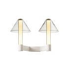 Marset Fragile A2 Wall Light White - Cone