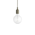 Muuto E27 Pendant Light - Olive