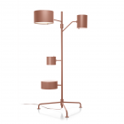 Moooi Statistocrat Floor Lamp LED RAL 3012 Beige Red