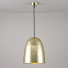 Original BTC Stanley Pendant Hammered Brass Large