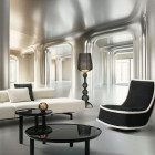 Black Kartell Kabuki LED Floor Lamp