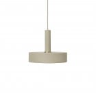 ferm LIVING Collect Pendant Record High Cashmere Socket with Cashmere Shade