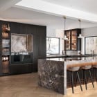 Tom Dixon Stone LED Pendants in Kitchen