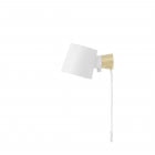 Normann Copenhagen Rise Wall Light White Cable and Plug