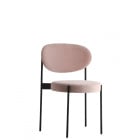 Verpan Series 430 Chair - Pink Black Frame