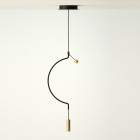 Axolight Liaison 1 LED Suspension Light P Black/Gold