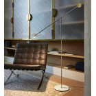 Marset Copernica Floor Lamp White/Gold 