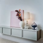 White Kartell Mini Kabuki LED Table Lamp