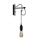 Buster + Punch Hooked Nude Wall Light - Stone & Smoked Bronze with Gold Bulb