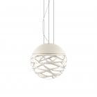 Lodes Kelly Sphere Pendant Small Matte White 9010