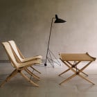 &Tradition Tripod HM8 Floor Lamp Black in Situ