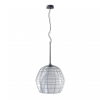 Diesel Living with Lodes Cage Pendant Large Black Cage/White Diffuser