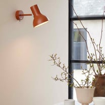 Anglepoise + Margaret Howell Type 75 Mini Wall Light Sienna in Situ