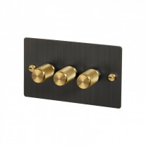 Buster and Punch 3G Dimmer Switch Smoked Bronze/Brass