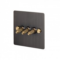 Buster + Punch 3G Toggle Switch Smoked Bronze/Brass