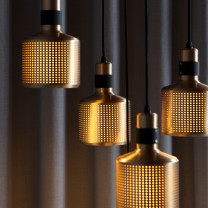 Bert Frank Riddle Cluster Pendant Light Lifestyle Close Up