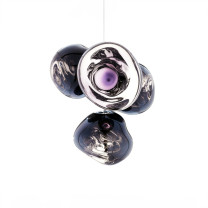 Tom Dixon Melt Small LED Chandelier Smoke